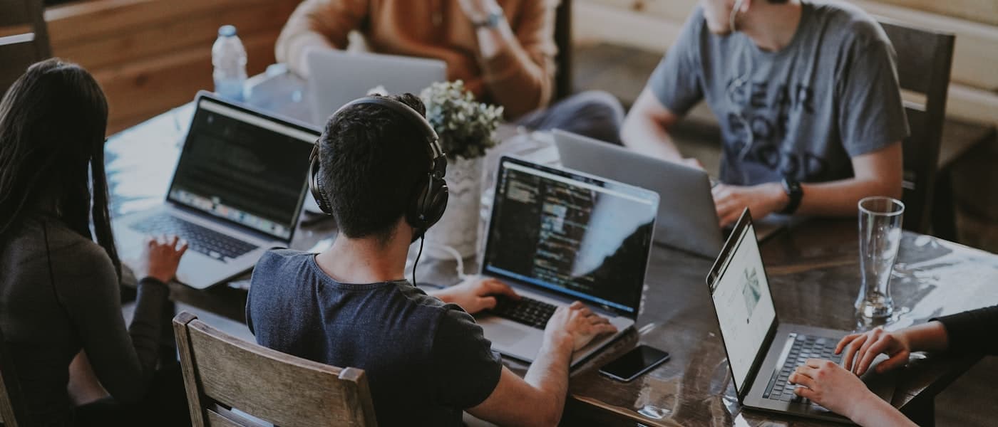 Lambdata team working together